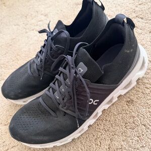 On Running Men’s Athletic Sneakers in Black and White